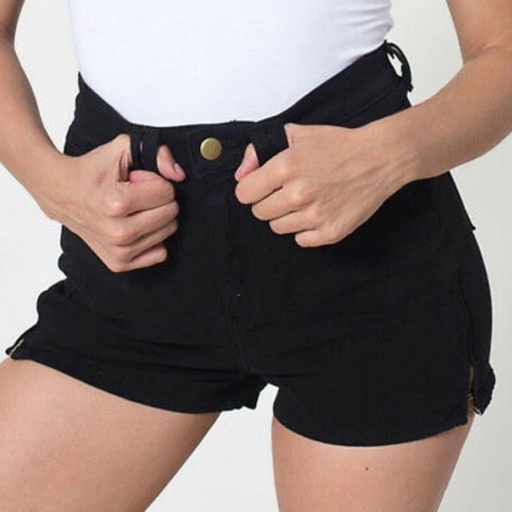 American Apparel High waisted shorts